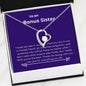 Bonus Sister - Amazing Companion Forever Love Necklace