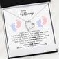 Mommy - Can't Wait to Meet You Forever Love Necklace