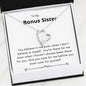 Bonus Sister - There for Me Forever Love Necklace