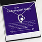 Unbiological Sister - Been Friends, Long Forever Love Necklace