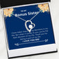 Bonus Sister - Best Decision Forever Love Necklace