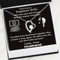 Lurve™ Engineer Wife - Holds My Heart Forever Love Necklace