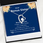 Bonus Sister - Because of You Forever Love Necklace