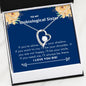 Unbiological Sister - Shadow, Shoulder, Smile Forever Love Necklace