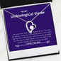 Unbiological Sister - You Are My Family Forever Love Necklace
