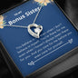 Bonus Sister - There for Me Forever Love Necklace