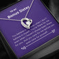 Bonus Sister - There for Me Forever Love Necklace