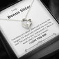 Bonus Sister - Here For You Forever Love Necklace