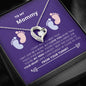 Mommy - Can't Wait to Meet You Forever Love Necklace