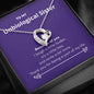 Unbiological Sister - Because of You Forever Love Necklace