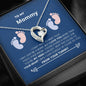 Mommy - Can't Wait to Meet You Forever Love Necklace