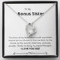 Bonus Sister - Love Me Daily Forever Love Necklace
