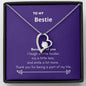 Bestie - Because of You Forever Love Necklace