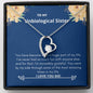 Unbiological Sister - Huge Part, Life, Fun Forever Love Necklace