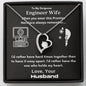Lurve™ Engineer Wife - Holds My Heart Forever Love Necklace