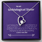 Unbiological Sister - Been Friends, Long Forever Love Necklace