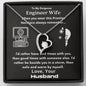 Lurve™ Engineer Wife - Bad Times, Storms Forever Love Necklace