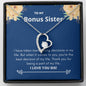 Bonus Sister - Best Decision Forever Love Necklace