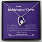 Unbiological Sister - Huge Part, Life, Fun Forever Love Necklace