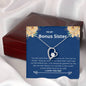 Bonus Sister - My Family, Grateful, Met Forever Love Necklace