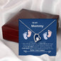 Mommy - Can't Wait to Meet You Forever Love Necklace