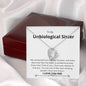 Unbiological Sister - Connected, Wonderful Journey Forever Love Necklace