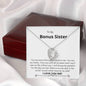 Bonus Sister - You Are My Family Forever Love Necklace