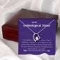 Unbiological Sister - There for Me Forever Love Necklace
