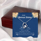 Bonus Sister - Because of You Forever Love Necklace