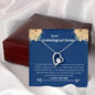 Unbiological Sister - My Family, Grateful, Met Forever Love Necklace
