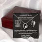 Lurve™ Engineer Wife - Holds My Heart Forever Love Necklace