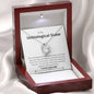 Unbiological Sister - Connected, Wonderful Journey Forever Love Necklace