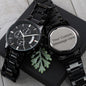 Lurve™ Customized Groomsmen Black Chronograph Watch