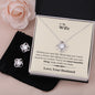 Lurve™ Wife - Most Beautiful Thing Love Knot Earring & Necklace Set