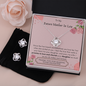 Lurve™ Promise, Love, Cherish, Daughter Love Knot Earring & Necklace Set
