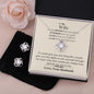 Lurve™ Wife - Braver, Stronger, Smarter, Loved Love Knot Earring & Necklace Set