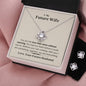 Lurve™ Future Wife - Love That Came Without Warning Love Knot Earring & Necklace Set