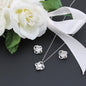Lurve™ Wife - Missing Piece Love Knot Earring & Necklace Set