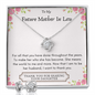 Lurve™ Means The World, Your Daughter Love Knot Earring & Necklace Set