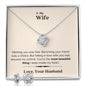 Lurve™ Wife - Most Beautiful Thing Love Knot Earring & Necklace Set
