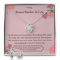 Lurve™ Means The World, Your Daughter Love Knot Earring & Necklace Set