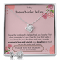 Lurve™ Promise, Love, Cherish, Daughter Love Knot Earring & Necklace Set