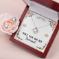 Lurve™ Will You Be My Bridesmaid Love Knot Earring & Necklace Set