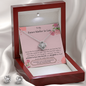 Lurve™ Promise, Love, Cherish, Daughter Love Knot Earring & Necklace Set