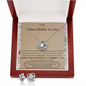 Lurve™ Promise, Love, Cherish, Daughter Love Knot Earring & Necklace Set