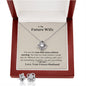 Lurve™ Future Wife - Love That Came Without Warning Love Knot Earring & Necklace Set
