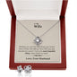 Lurve™ Wife - Most Beautiful Thing Love Knot Earring & Necklace Set