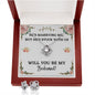Lurve™ Stuck With Us, Bridesmaid Love Knot Earring & Necklace Set