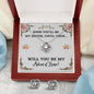 Lurve™ Soon Sister, Matron of Honor Love Knot Earring & Necklace Set