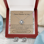 Lurve™ Promise, Love, Cherish, Daughter Love Knot Earring & Necklace Set